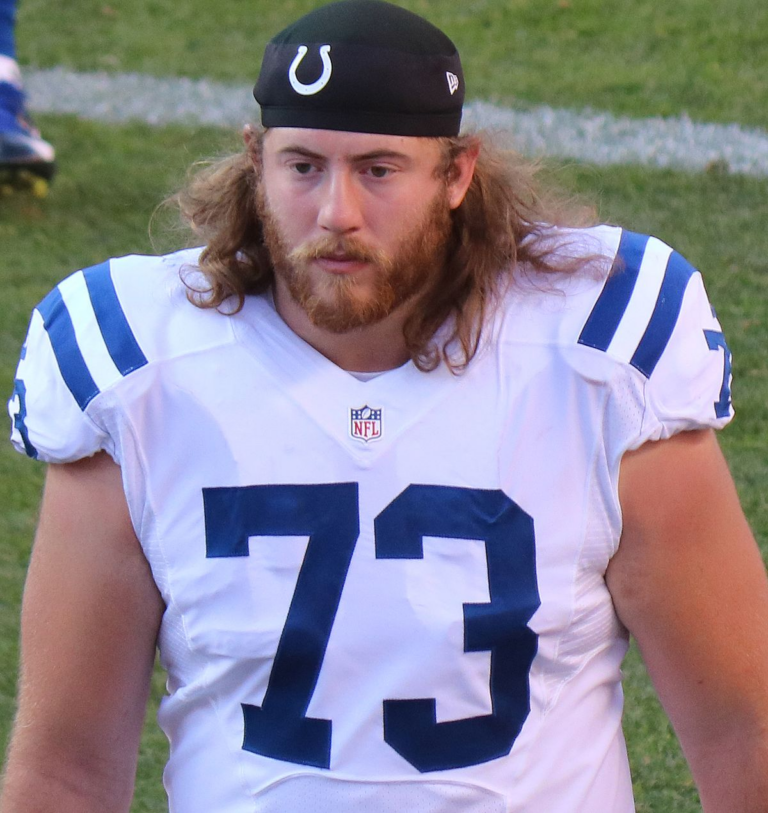 Joe Haeg with Colts