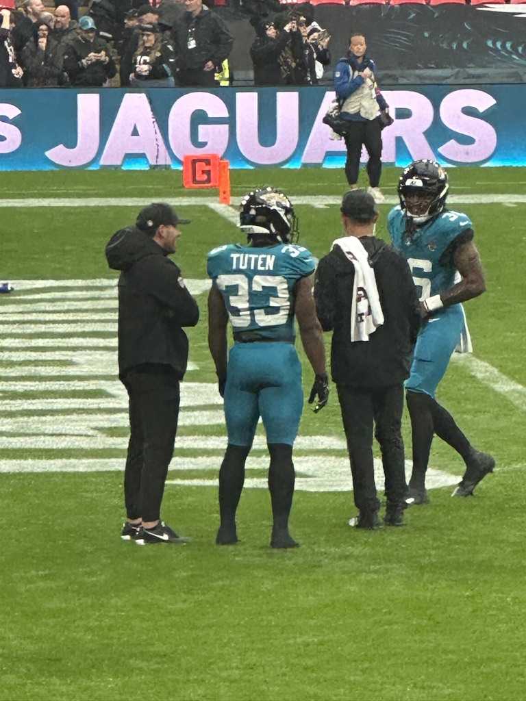 Bhayshul Tuten in London against the Rams